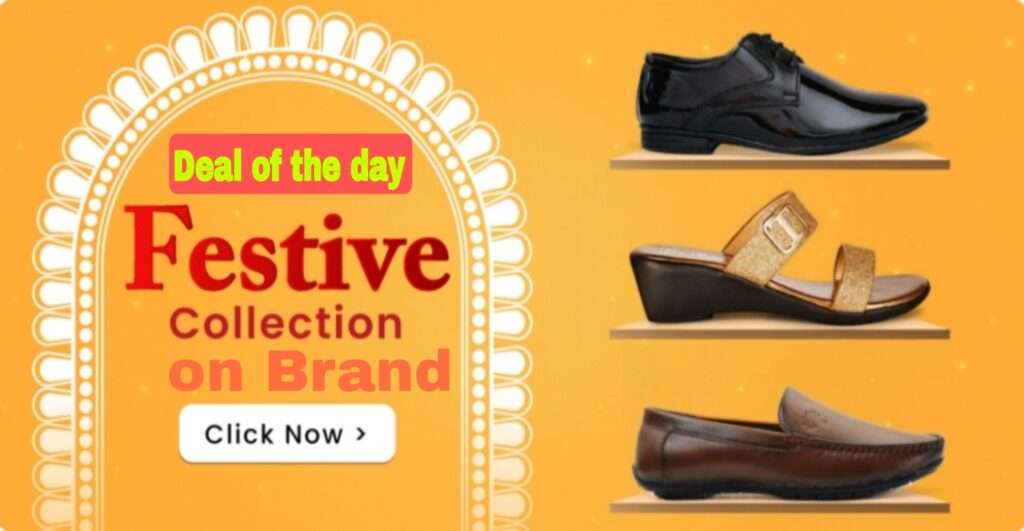 Festive collection on branded footwear