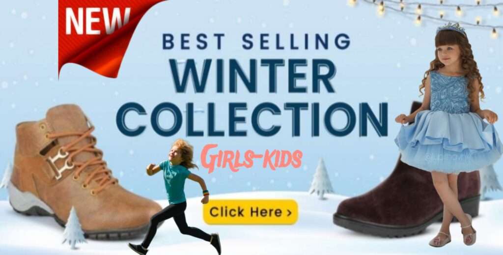 Winter collection of girls kids